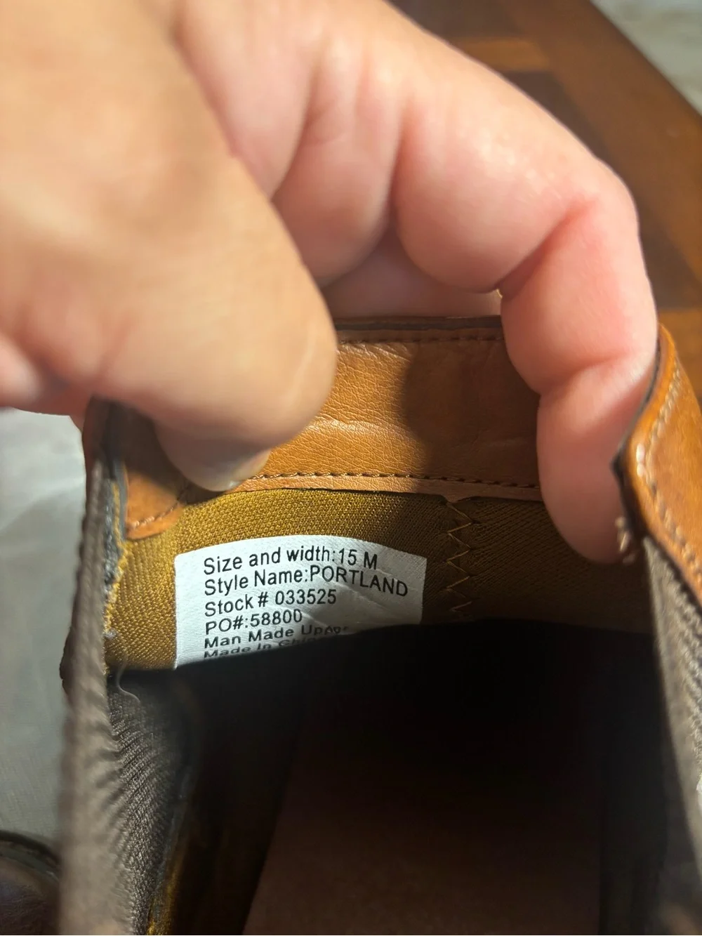 Men's Slip-On Boat Shoes Chelsea Style in Cognac Brown